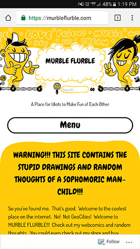 Murble Flurble Website